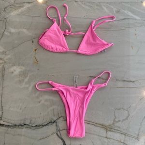 UNWORN hot pink bikini set